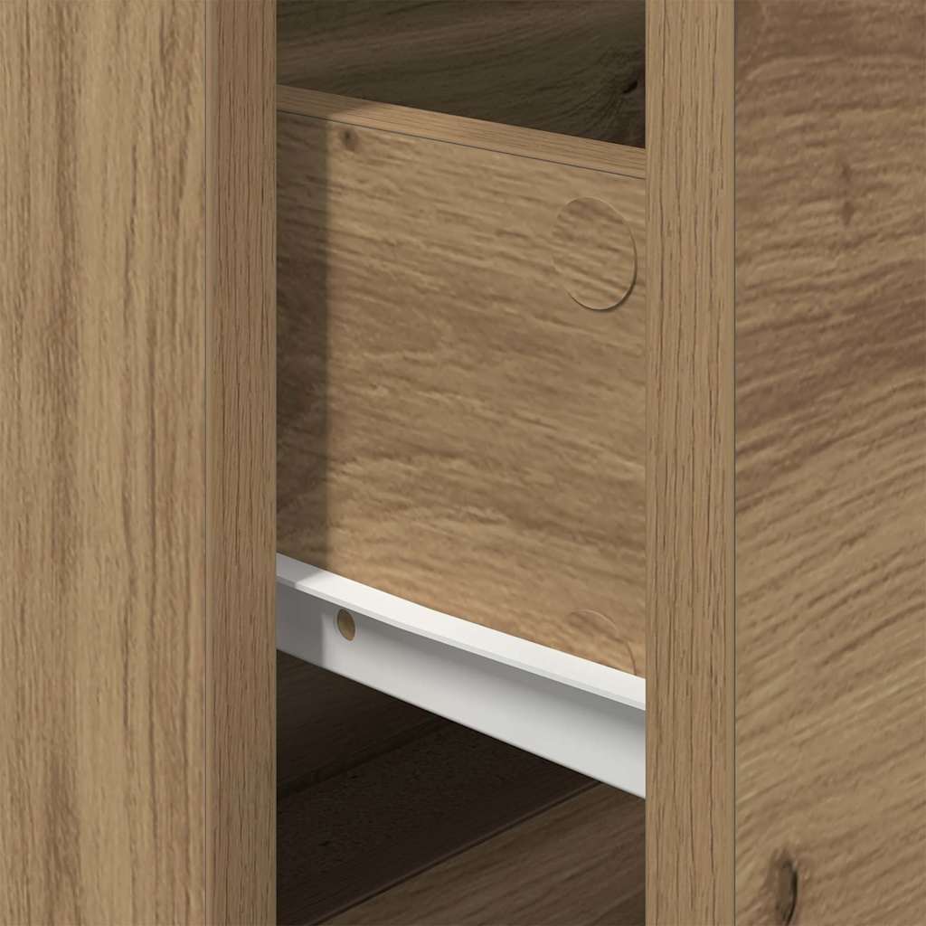 Bedside Cabinet Artisan Oak 50 x 39 x 41 cm Engineered Wood