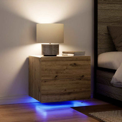 Bedside Cabinet Artisan Oak 50 x 39 x 41 cm Engineered Wood