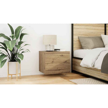 Bedside Cabinet Artisan Oak 50 x 39 x 41 cm Engineered Wood