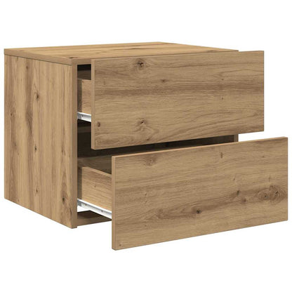 Bedside Cabinet Artisan Oak 50 x 39 x 41 cm Engineered Wood