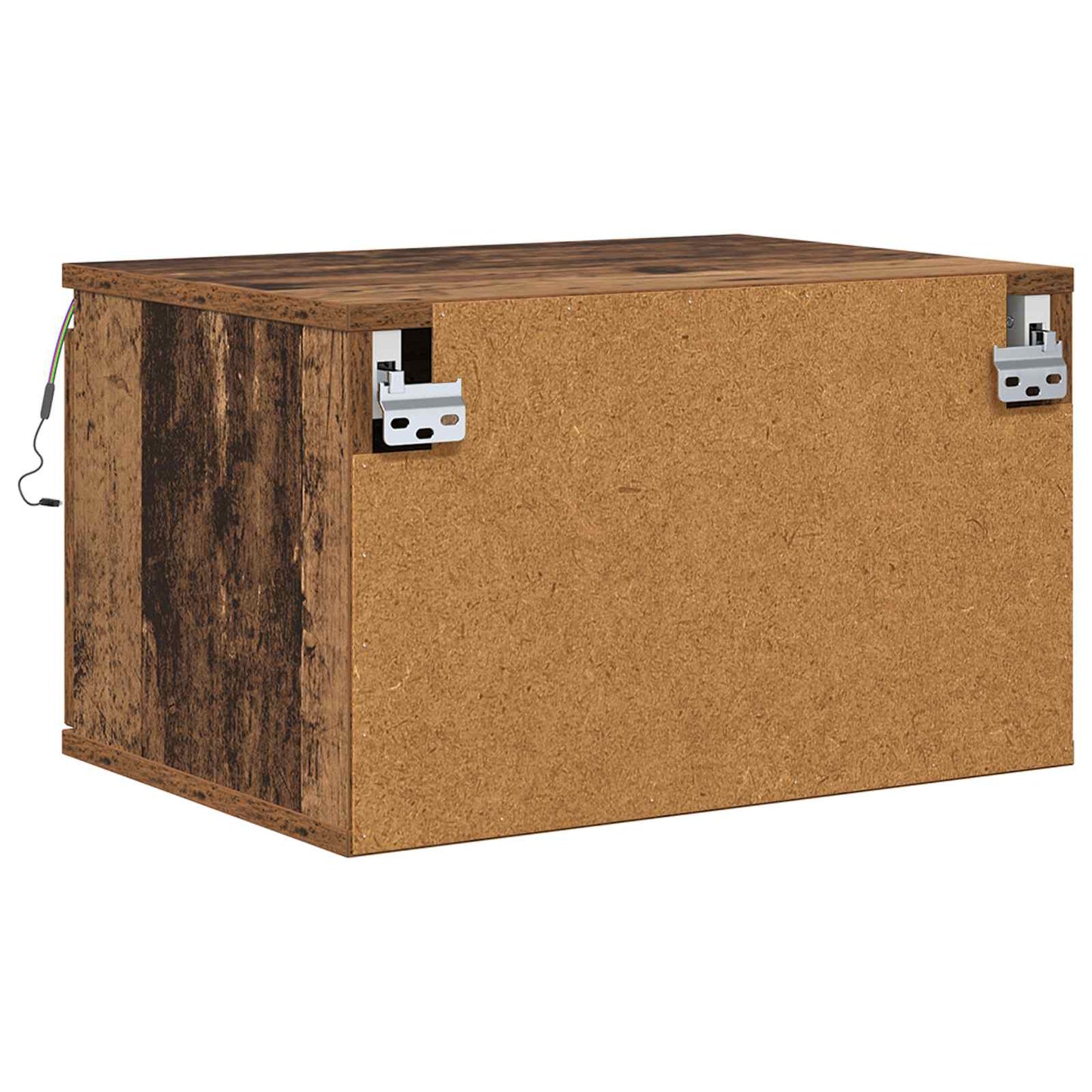 Wall-mounted Bedside Cabinet Old Wood 50 x 36 x 30 cm