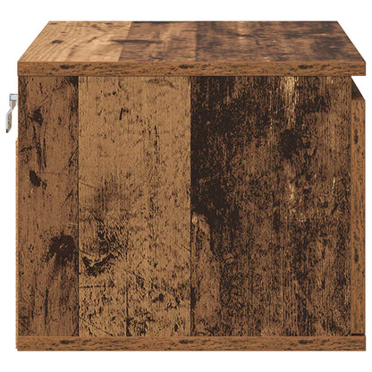 Wall-mounted Bedside Cabinet Old Wood 50 x 36 x 30 cm