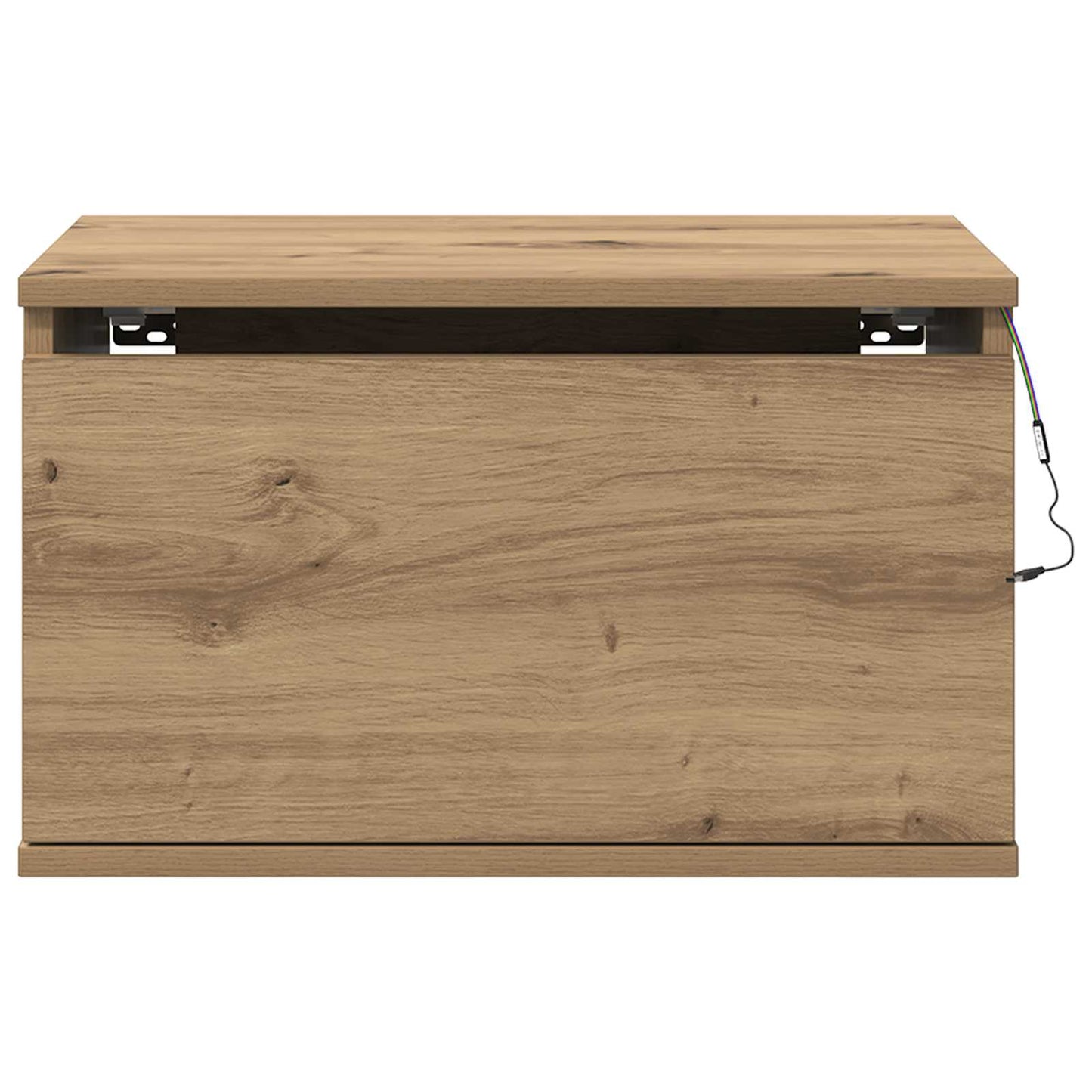 Wall-mounted Bedside Cabinet Artisan Oak 50 x 36 x 30 cm