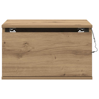 Wall-mounted Bedside Cabinet Artisan Oak 50 x 36 x 30 cm