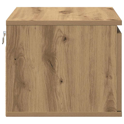 Wall-mounted Bedside Cabinet Artisan Oak 50 x 36 x 30 cm