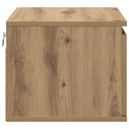 Wall-mounted Bedside Cabinet Artisan Oak 50 x 36 x 30 cm