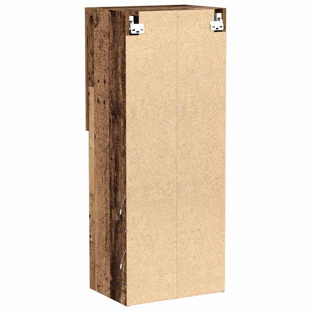 TV Cabinet Set Old Wood 40.5 x 30 x 102 cm Engineered Wood