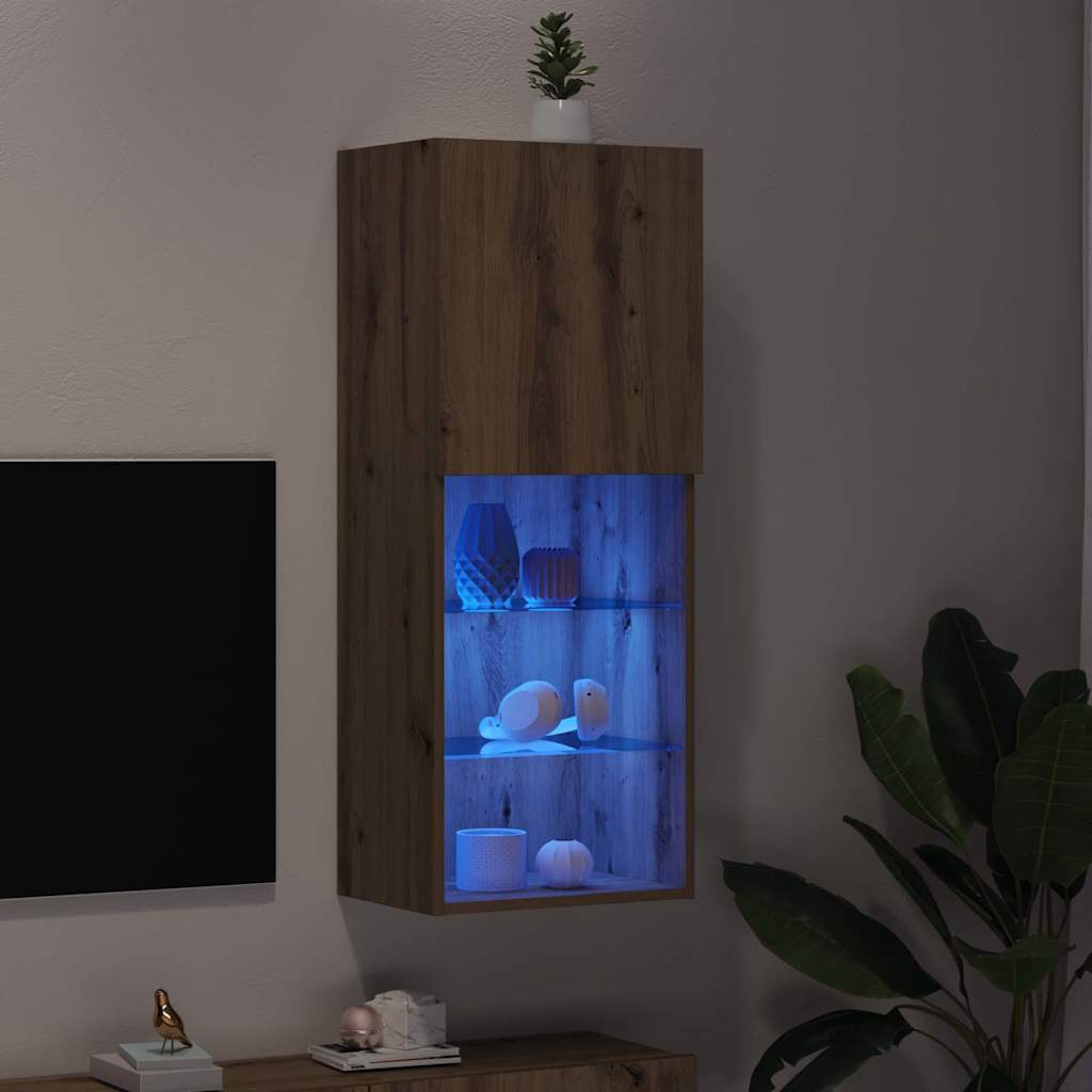 TV Cabinet Set Artisan Oak 40.5 x 30 x 102 cm Engineered Wood