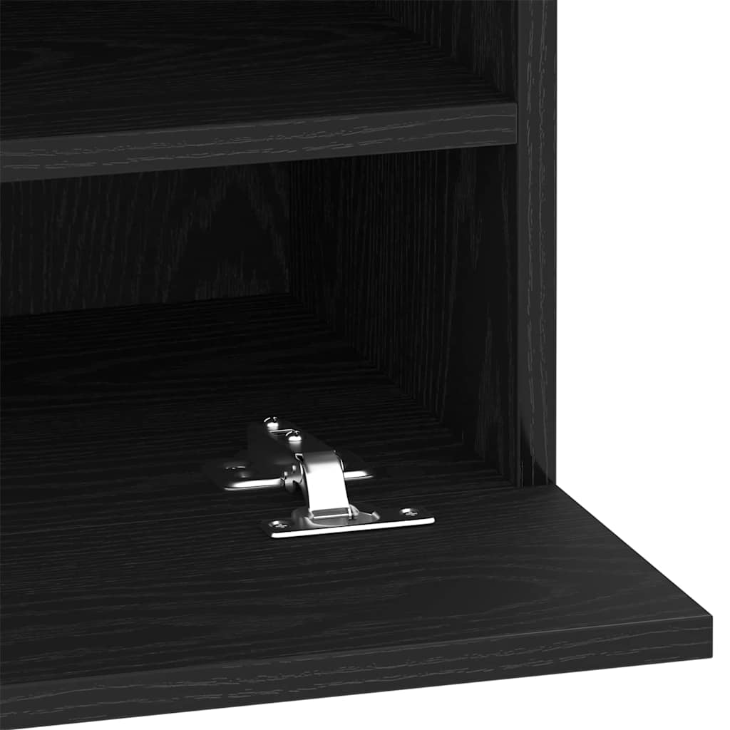 TV Cabinet Set Black 40 x 30 x 60.5 cm Engineered Wood