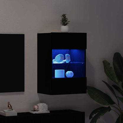 TV Cabinet Set Black 40 x 30 x 60.5 cm Engineered Wood