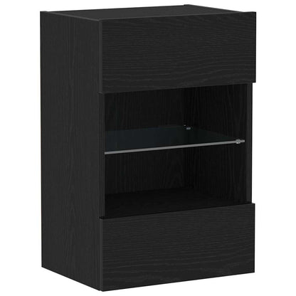 TV Cabinet Set Black 40 x 30 x 60.5 cm Engineered Wood