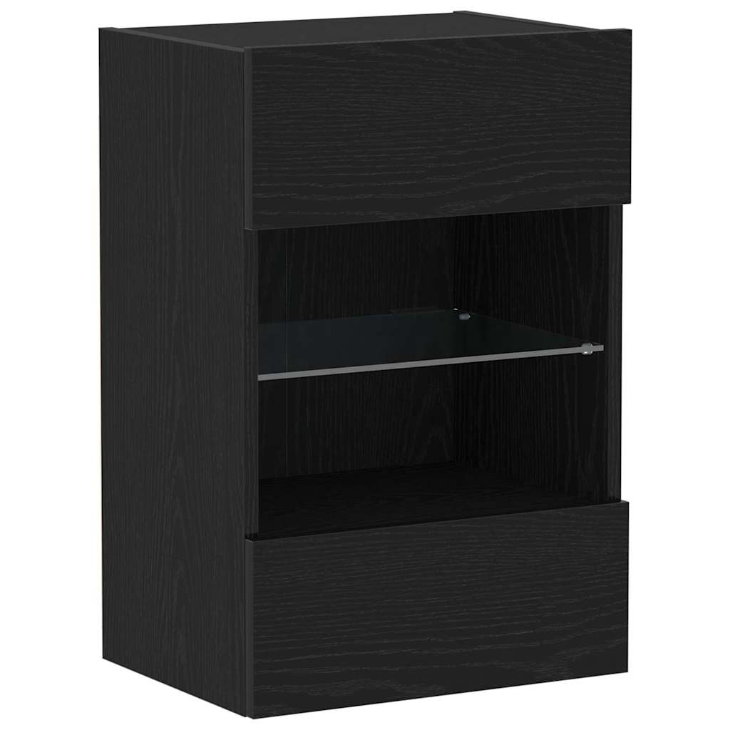 TV Cabinet Set Black 40 x 30 x 60.5 cm Engineered Wood