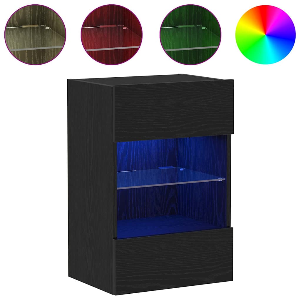TV Cabinet Set Black 40 x 30 x 60.5 cm Engineered Wood