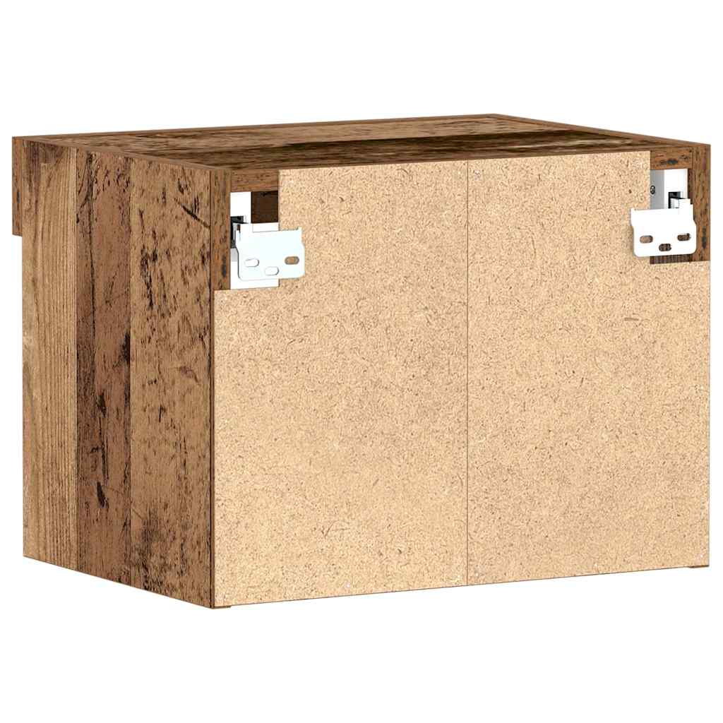 TV Cabinet Set Old Wood 40 x 30 x 30 cm Engineered Wood