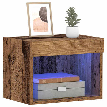 TV Cabinet Set Old Wood 40 x 30 x 30 cm Engineered Wood