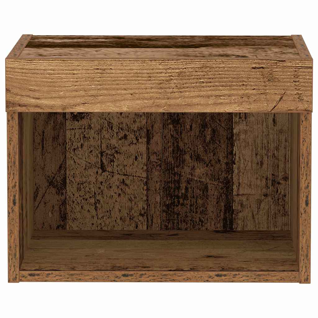 TV Cabinet Set 2 pcs Old Wood 40 x 30 x 30 cm Engineered Wood