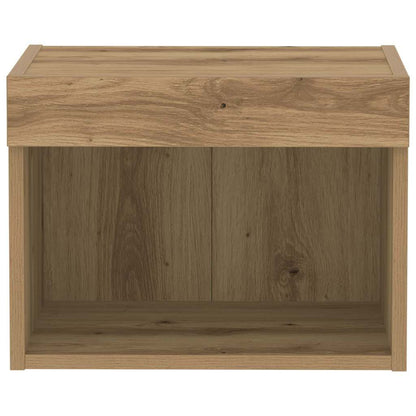 TV Cabinet Set with LED 2 pcs Artisan Oak 40 x 30 x 30 cm