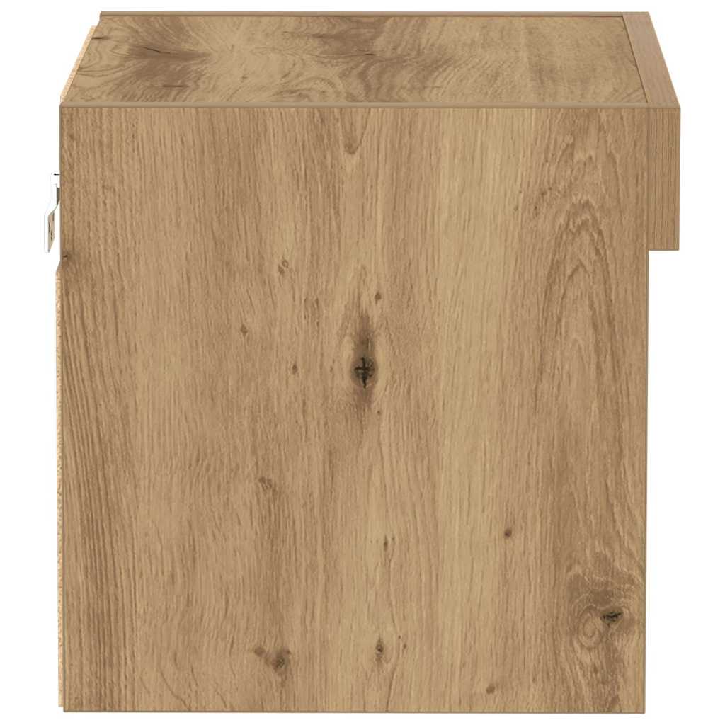 TV Cabinet Set with LED 2 pcs Artisan Oak 40 x 30 x 30 cm