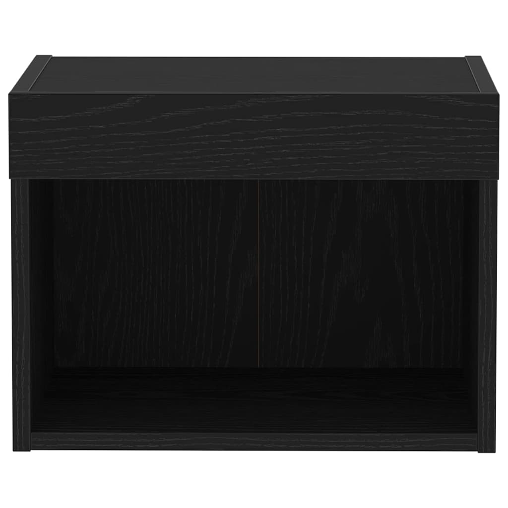 TV Cabinet Set Black Oak 40 x 30 x 30 cm Engineered Wood