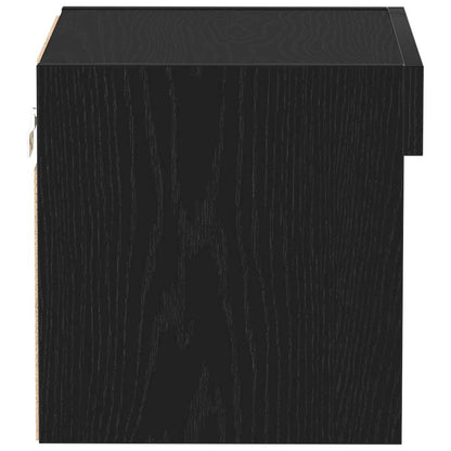 TV Cabinet Set 2 pcs Black Oak 40 x 30 x 30 cm Engineered Wood