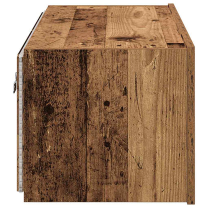 TV Wall Cabinet Old Wood 80 x 35 x 31 cm Engineered Wood