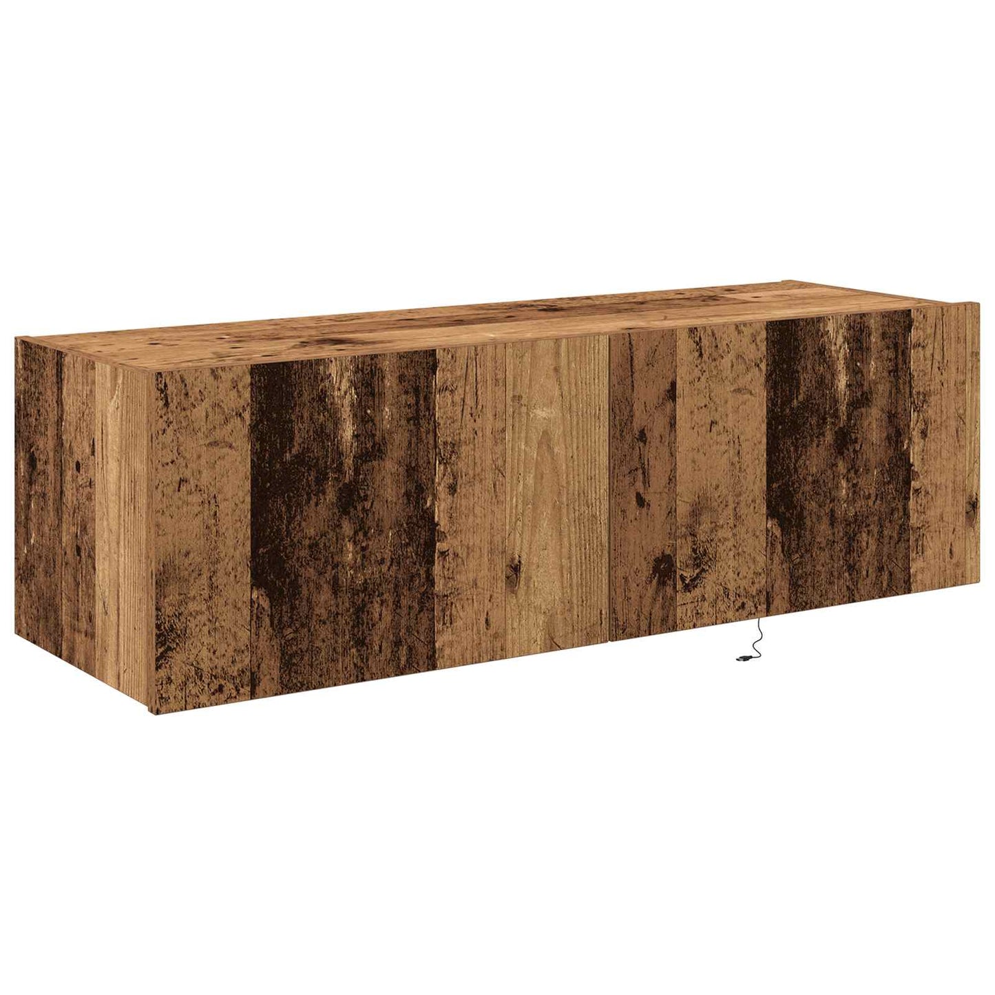 TV Wall Cabinet 2 pcs Old Wood 100 x 35 x 31 cm Engineered Wood