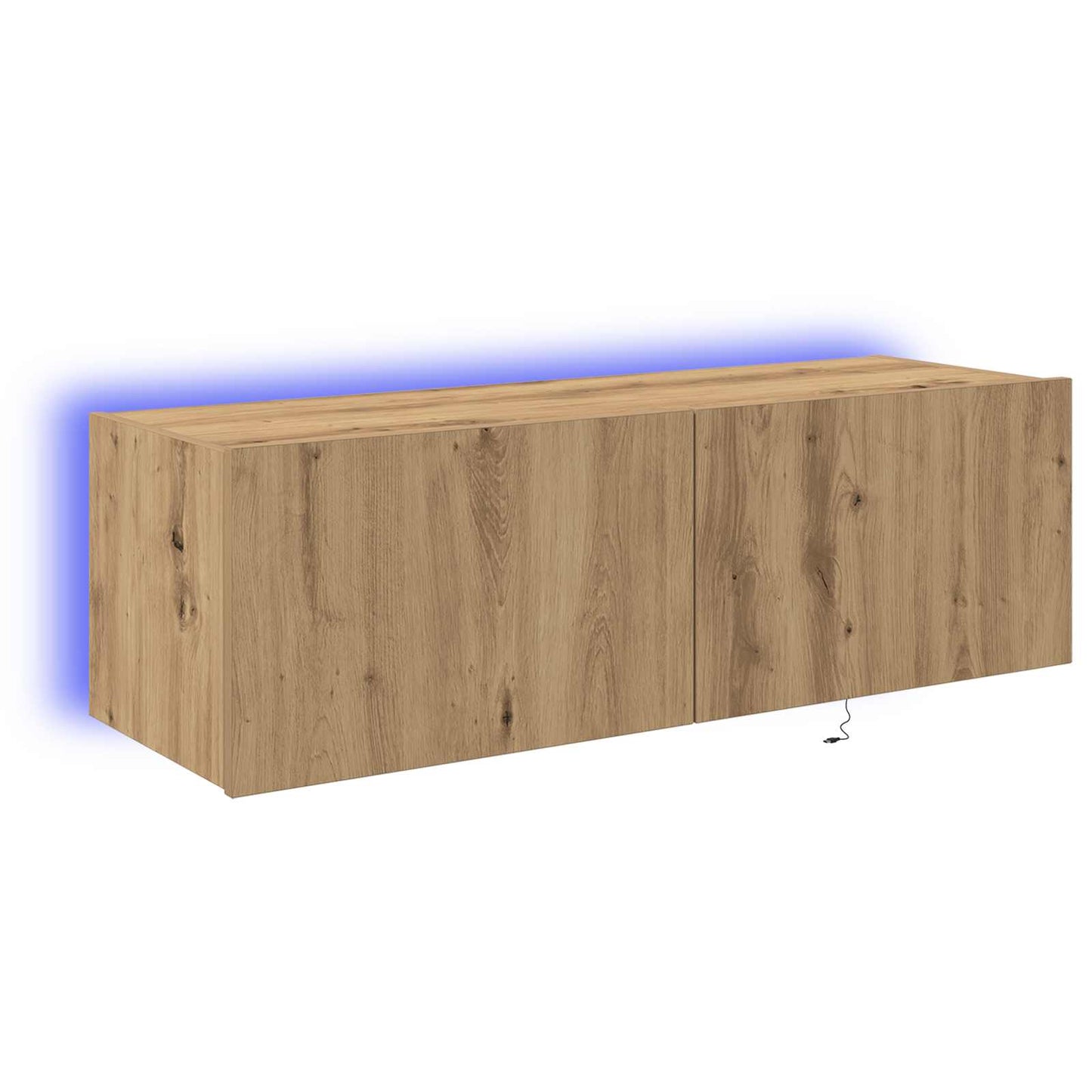 TV Wall Cabinet Artisan Oak 100 x 35 x 31 cm Engineered Wood