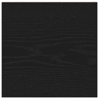 Bathroom Cabinet Black Oak 30x30x183,5 cm Engineered Wood