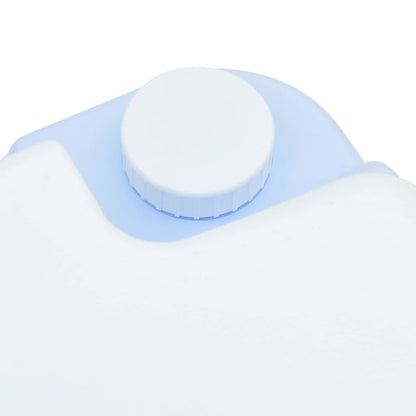 Camping Toilet Manual Light Blue and White 41.5 x 36.5 x 30 cm