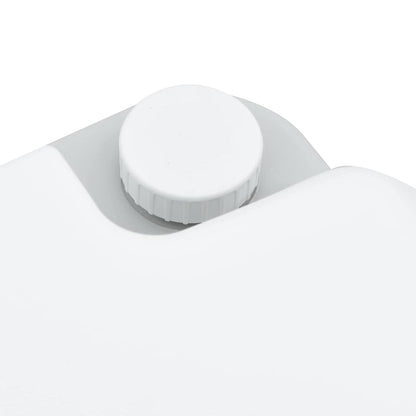 Camping Toilet Grey and White 41.5 x 36.5 x 42 cm Polyethylene