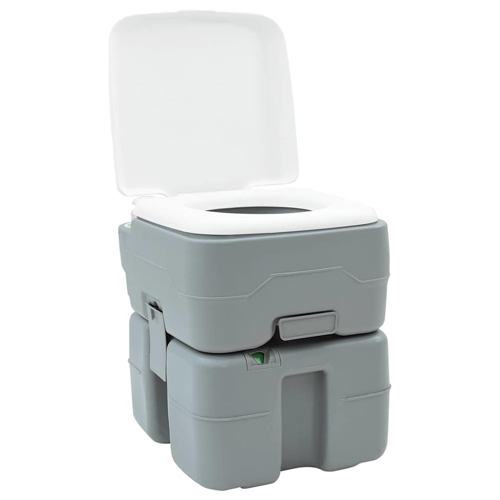 Camping Toilet Grey 41.5 x 36.5 x 42 cm