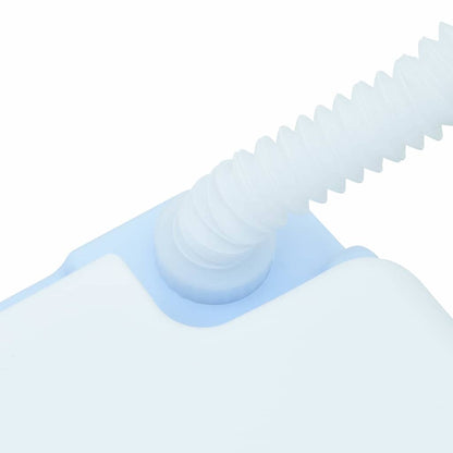 Camping Toilet Set 2 pcs Blue and White