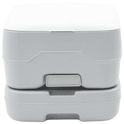 Camping Toilet Grey and White 41.5 x 36.5 x 30 cm Polyethylene