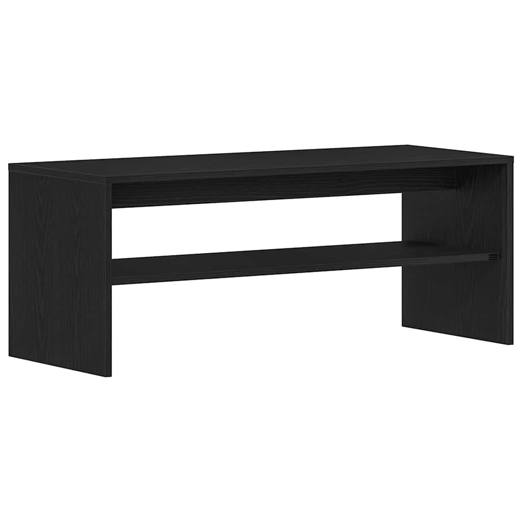 TV Cabinet Black Oak 100x40x40 cm Engineered Wood