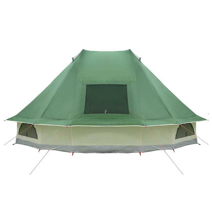 Tipi Tent with Roof Green 466 x 310 x 240 cm Taffeta
