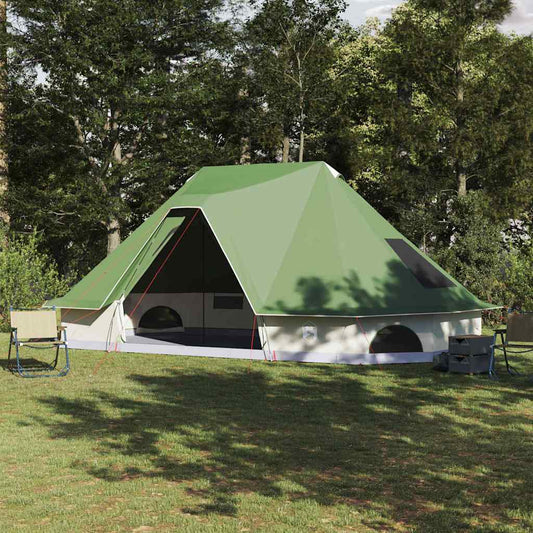 Family Tipi Tent Tipi with Roof Green 680 x 430 x 270 cm