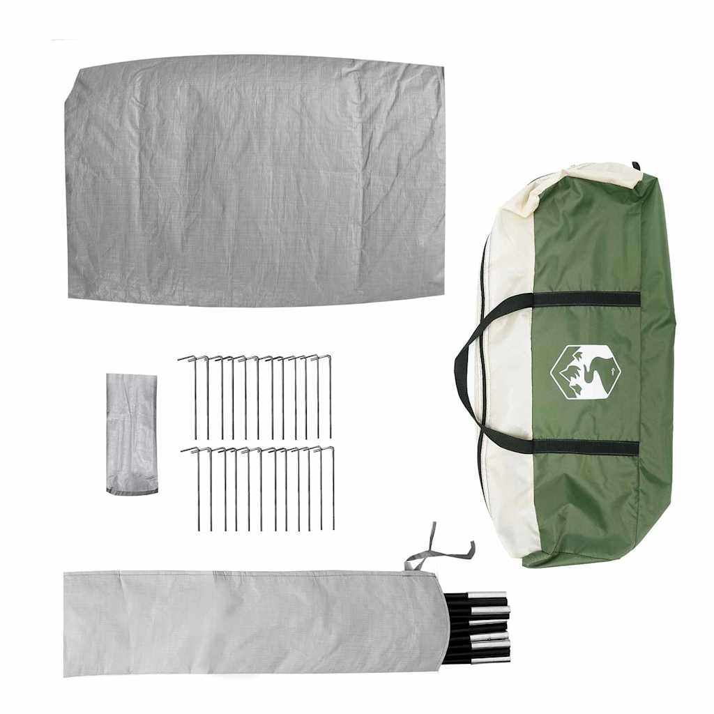 Tipi Tent with Roof Green 508 x 470 x 300 cm Taffeta