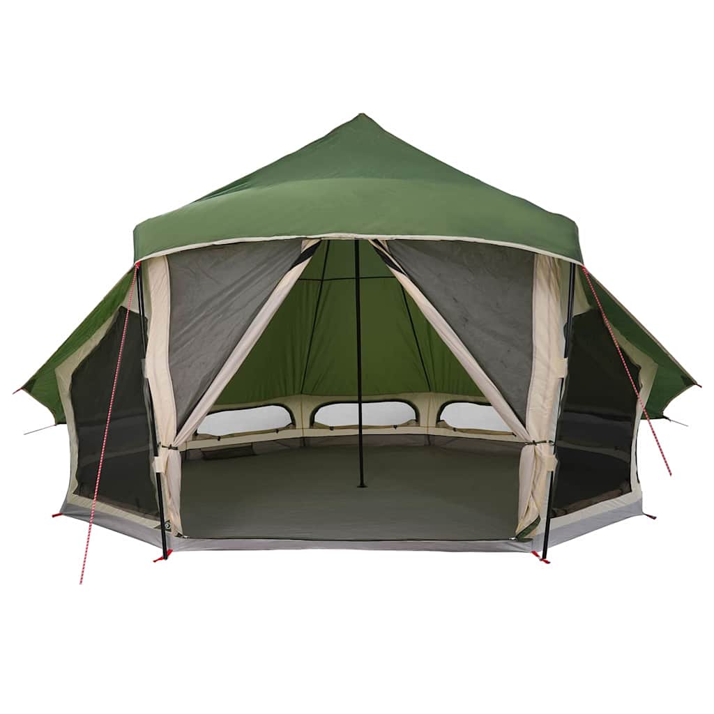Tipi Tent with Roof Green 508 x 470 x 300 cm Taffeta