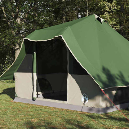 Tipi Tent with Roof Green 358 x 296 x 258 cm Taffeta