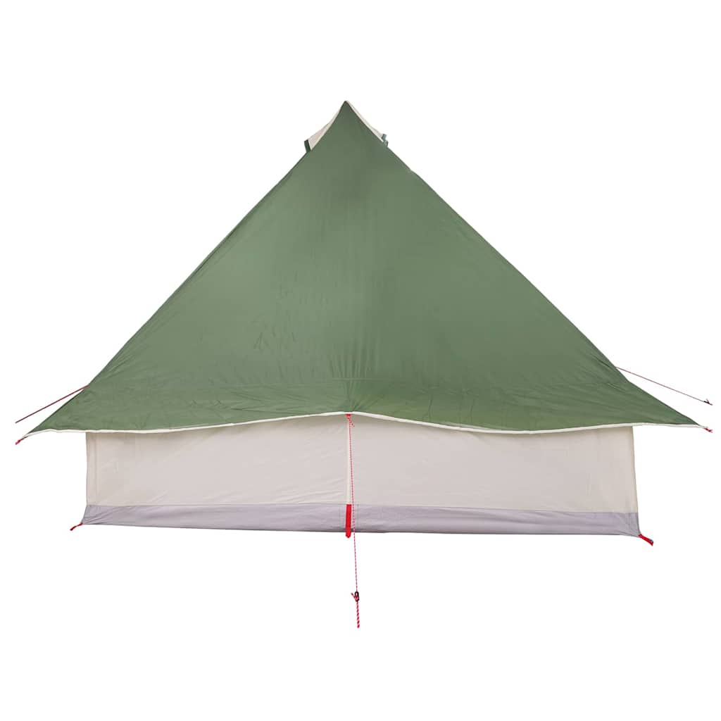 Tipi Tent with Roof Green 358 x 296 x 258 cm Taffeta
