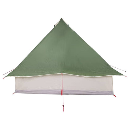 Tipi Tent with Roof Green 358 x 296 x 258 cm Taffeta