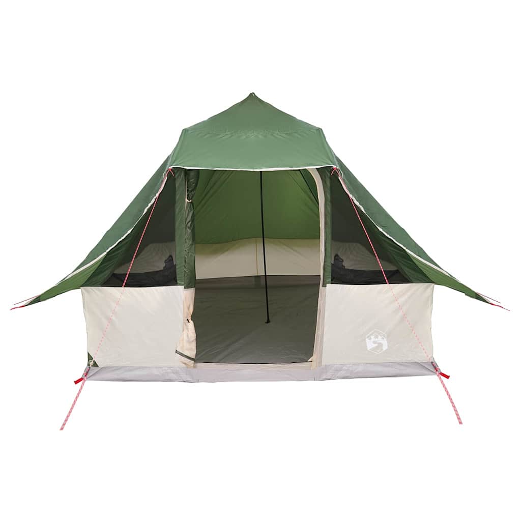 Tipi Tent with Roof Green 358 x 296 x 258 cm Taffeta
