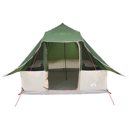 Tipi Tent with Roof Green 358 x 296 x 258 cm Taffeta