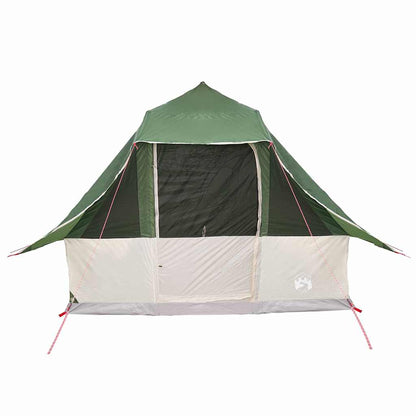 Tipi Tent with Roof Green 358 x 296 x 258 cm Taffeta