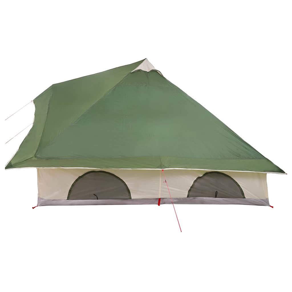 Tipi Tent with Roof Green 358 x 296 x 258 cm Taffeta