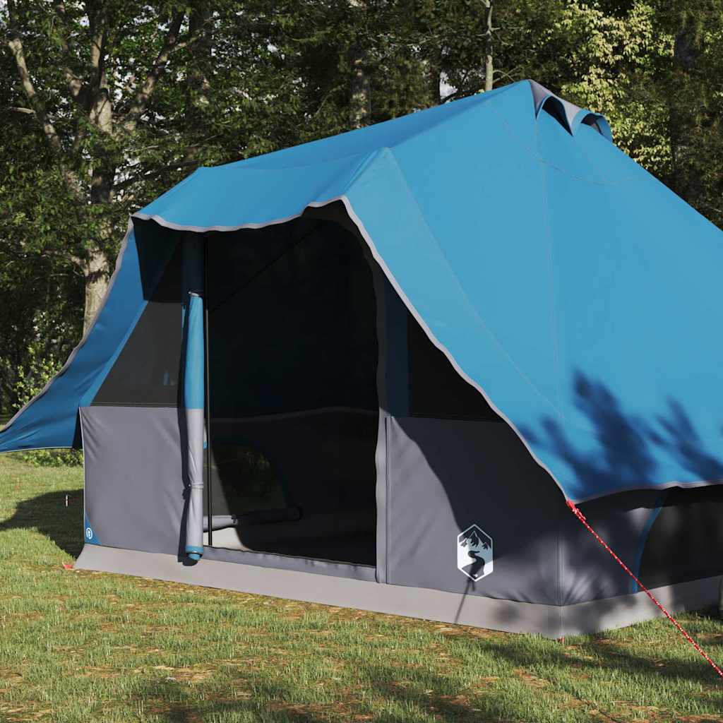 Tipi Tent with Roof Blue 358 x 296 x 258 cm Taffeta