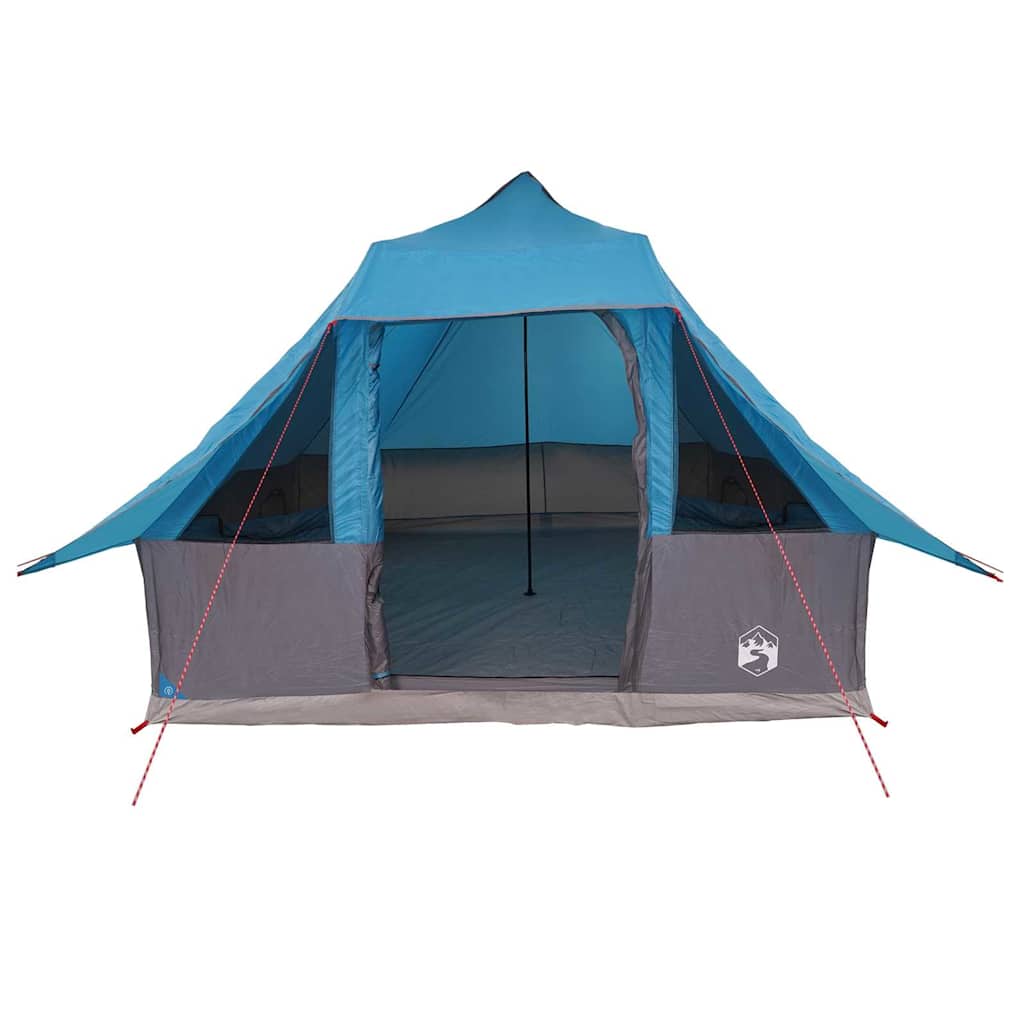 Tipi Tent with Roof Blue 358 x 296 x 258 cm Taffeta