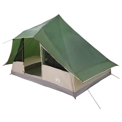 Tipi Tent with Roof Green 364 x 281 x 257 cm Taffeta