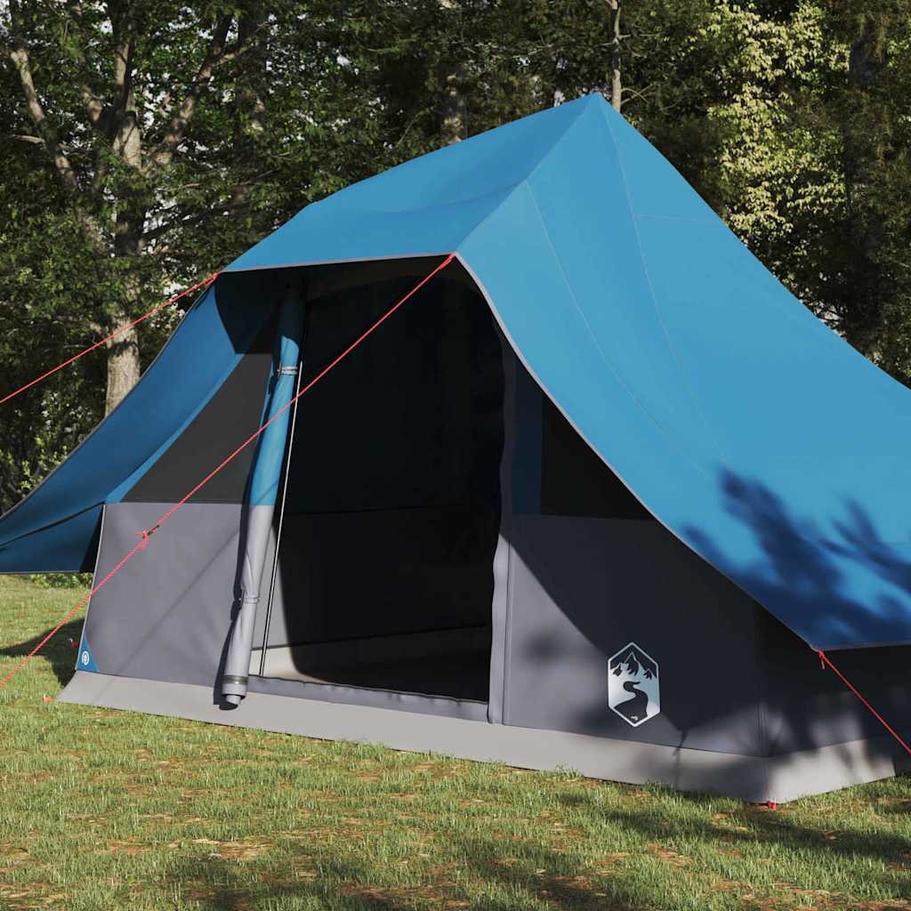 Tipi Tent with Roof Blue 364 x 281 x 257 cm Taffeta