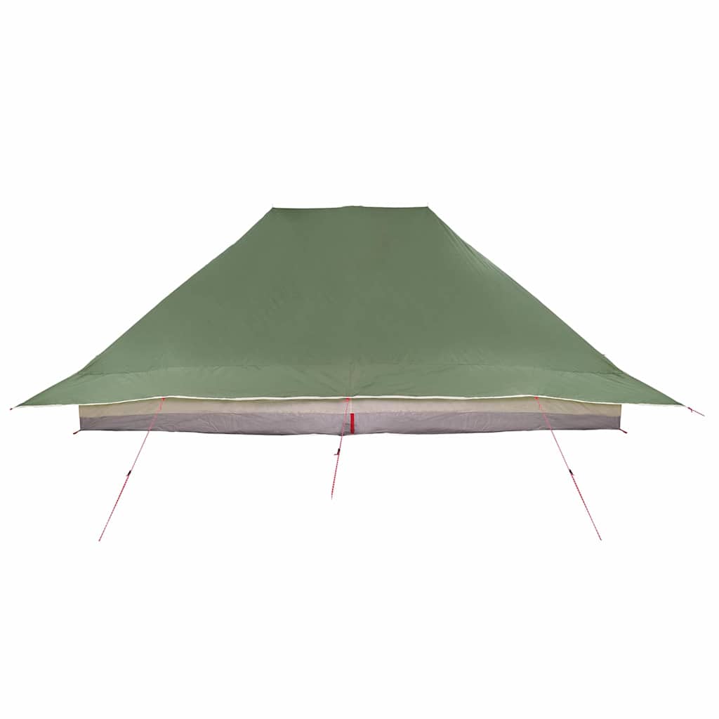 Family Tent Folding Manual Green and Beige 660 x 456 x 200 cm